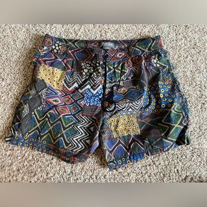Cotton on beach short men’s Size XL Multi color vintage style